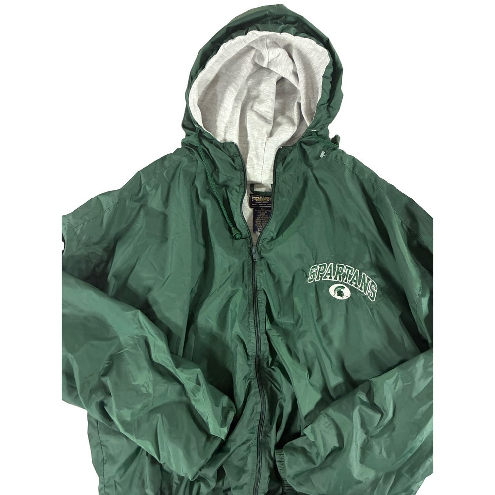 VTG/Y2K Steve & Barry's Michigan State Cotton Lined Windbreaker. Men's XL